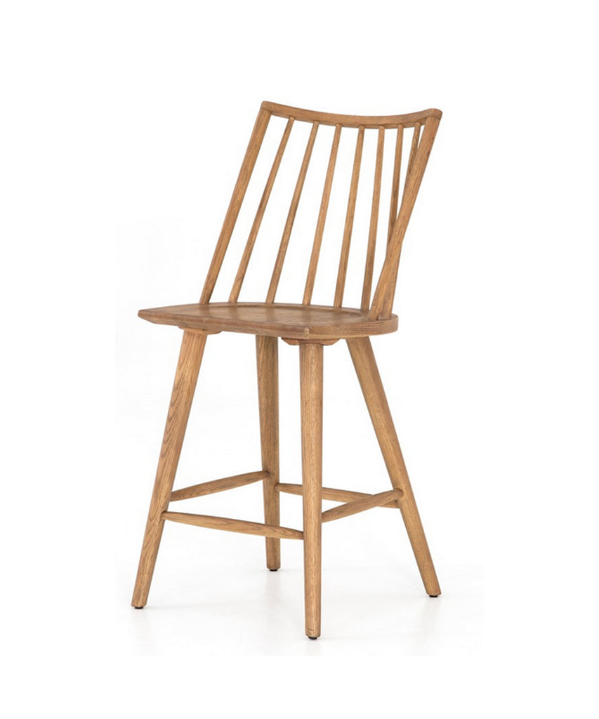 Elsie Windsor Counter Stool, Oak