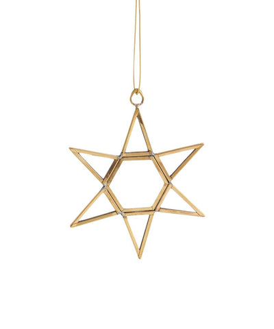 Guiding Star Brass Ornament