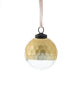 Hammered Gold Glass Ornament
