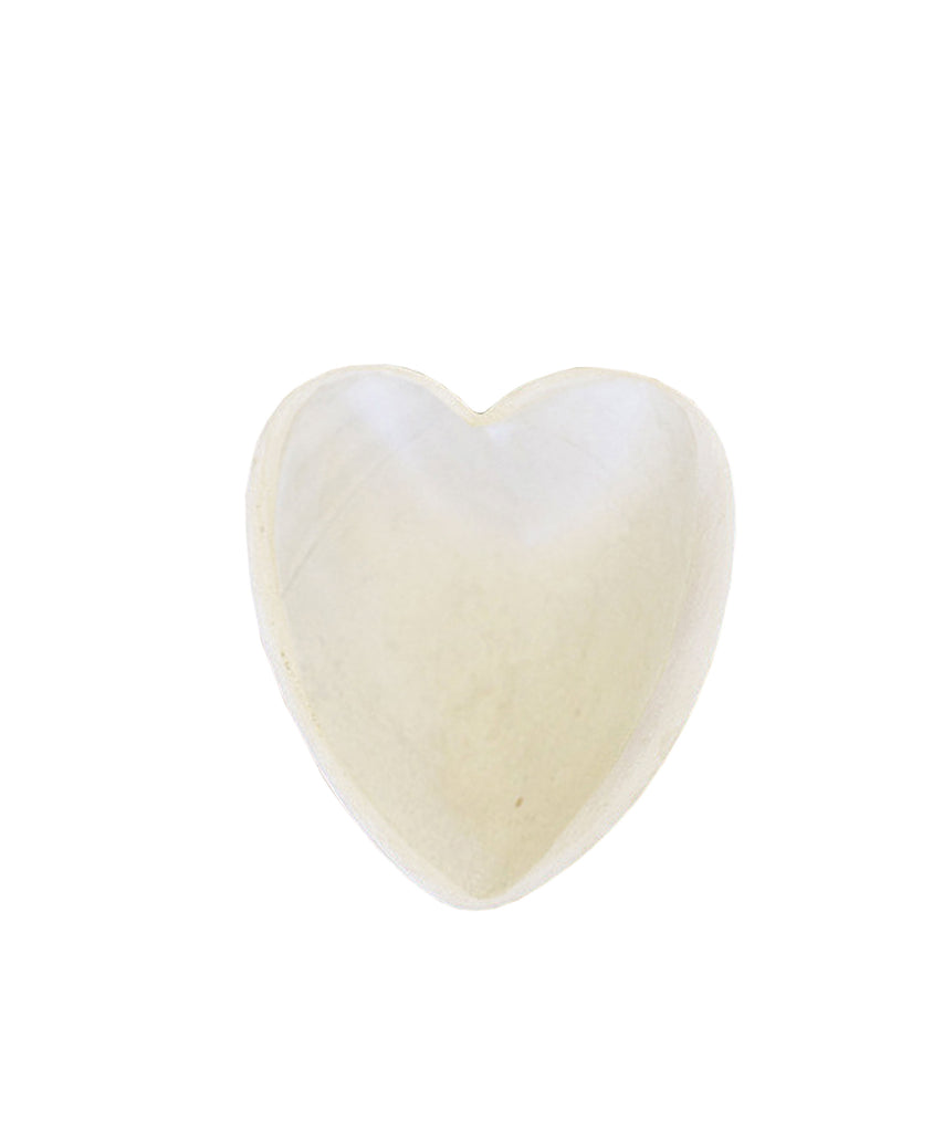Heart Dish, Ivory