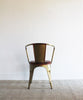 Leather & Brass Chair