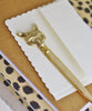 Brass Fox Letter Opener
