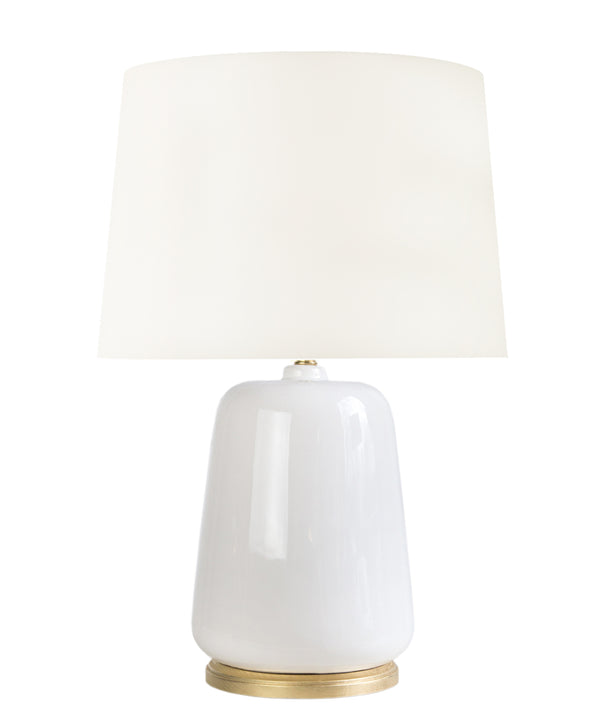 Logan Table Lamp, White