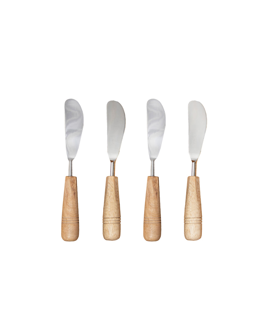 Mango Wood Spreaders, Set of 4