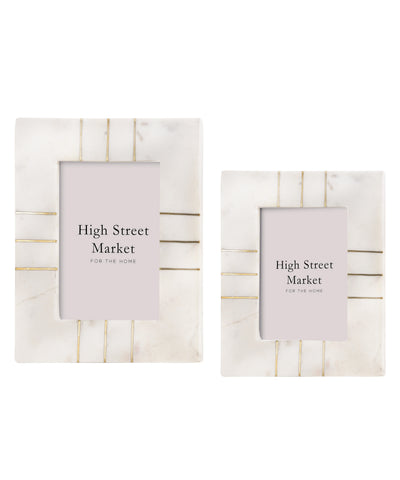 Marble & Brass Inlay Frame