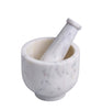 White Marble Mortar & Pestle Set