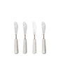 White Marble Spreaders, Set of 4