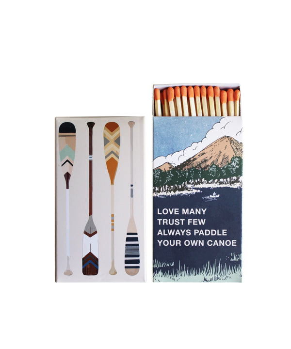 Paddle Your Own Canoe Matchbook