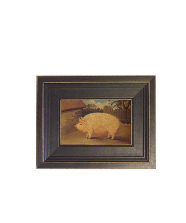 Framed Prize Pig