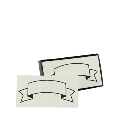 Blank Banner Placecards or Gift Tags, Box Set of 32