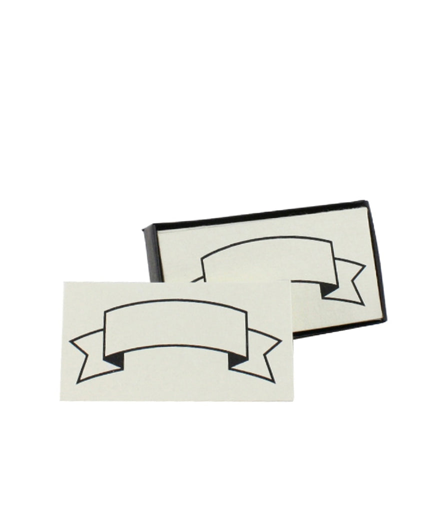 Blank Banner Placecards or Gift Tags, Box Set of 32
