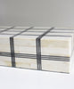 Plaid Bone Clad Storage Box