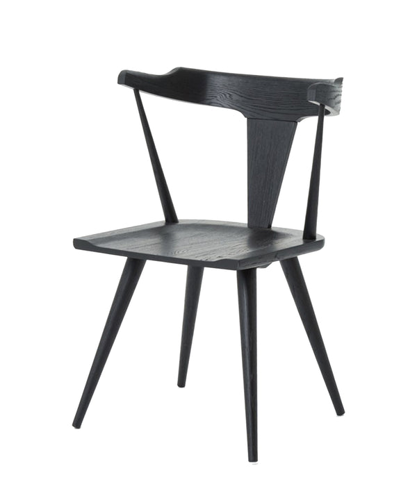 Ryder Dining Chair, Black Oak