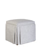 Sam Pleated Ottoman, Hampton Zinc