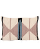 Sienna Diamond Lumbar Pillow Cover, Rose