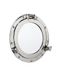 Porthole Mirror, Polished Nickel, 11"