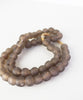 Recycled Glass Beads, Smoke