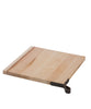 Santa Monica Maple Serving Board, Square with Leather Handle