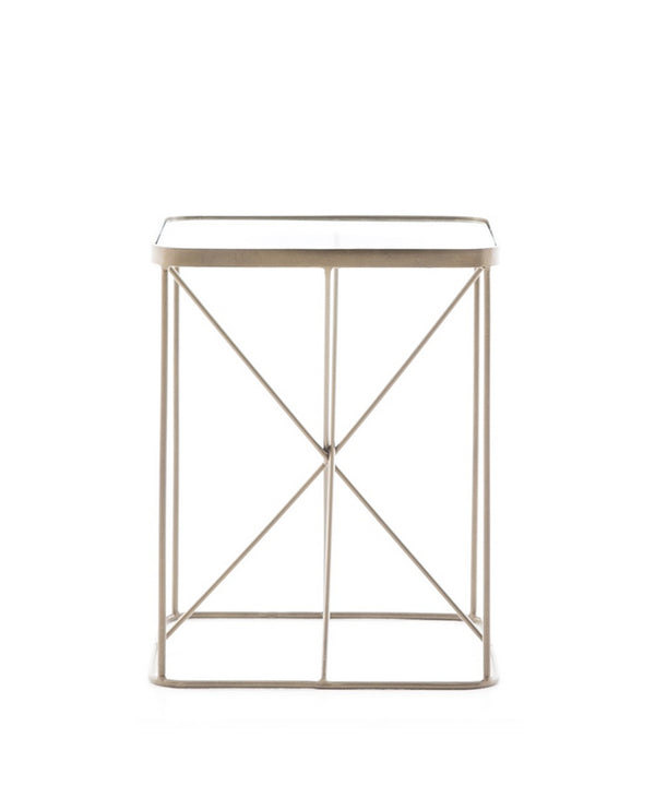 Star Side Table, Brass