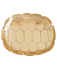 Turtle Shell Brass Tray Large