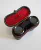 Vintage Black Binoculars with Leather Case