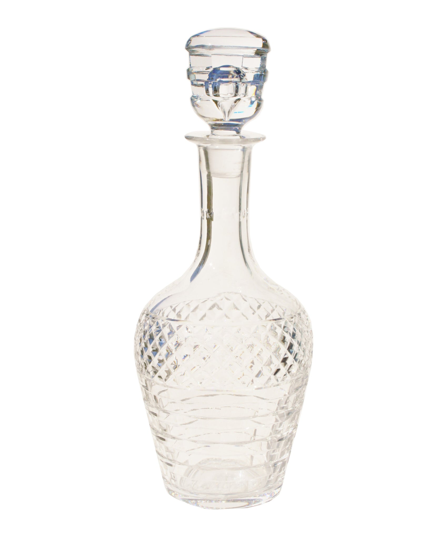 Antique Hawkes Crystal Decanter with Finial High Street Market