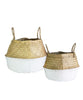 Dipped Sea Grass Woven Basket