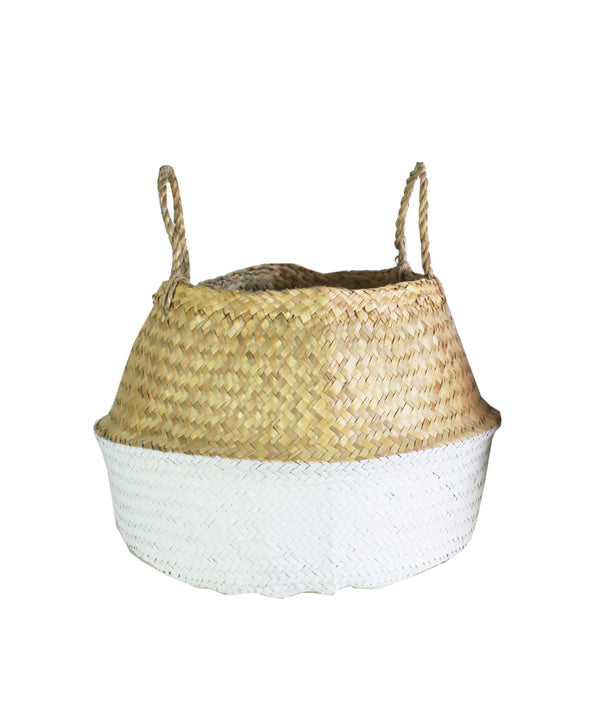 Dipped Sea Grass Woven Basket
