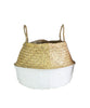 Dipped Sea Grass Woven Basket