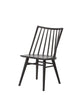 Elsie Windsor Dining Chair, Black Oak