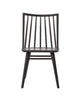 Elsie Windsor Dining Chair, Black Oak