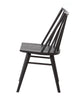 Elsie Windsor Dining Chair, Black Oak