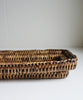 Small Woven Tray, Brown